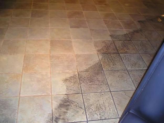 Very typical  "tile cleaning" results.
