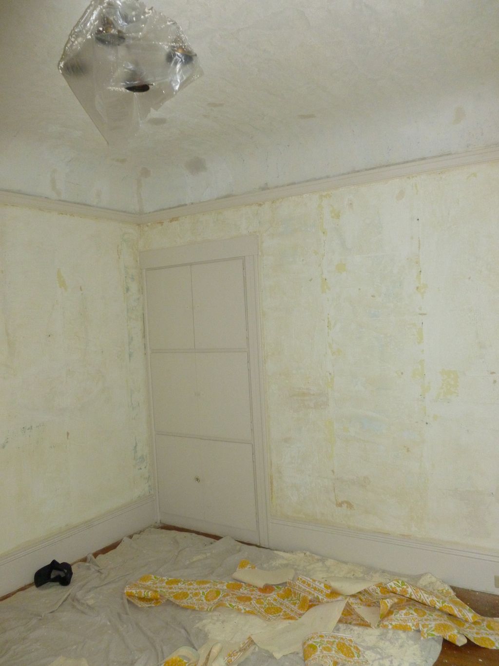 Once the walls were secure from continued crumblin