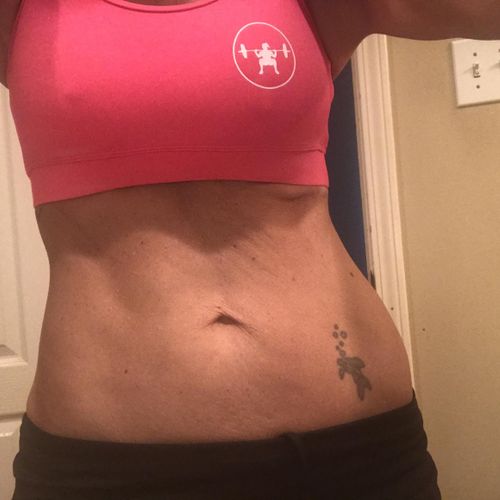 Starting to see abs? 
