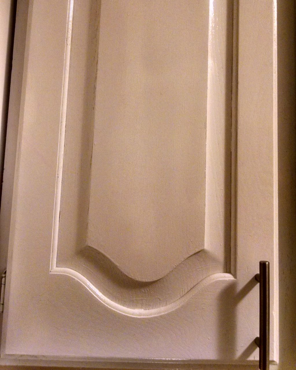 painted oak cabinets white. 