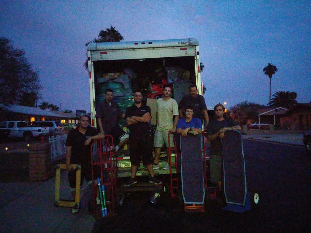 Some of the team after a job well done! Missing a 