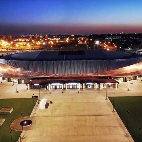 New Nassau Coliseum at Dusk