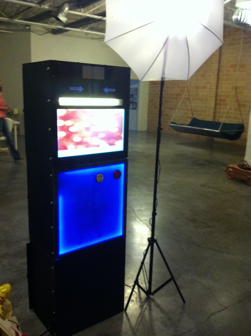 open booth