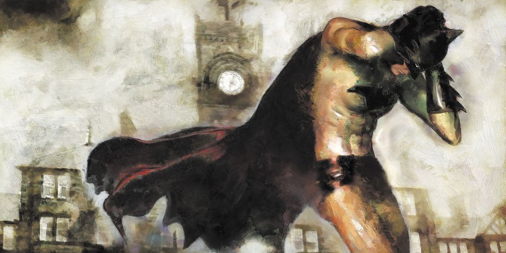 The Dark Knight. I can paint your favorite comic b