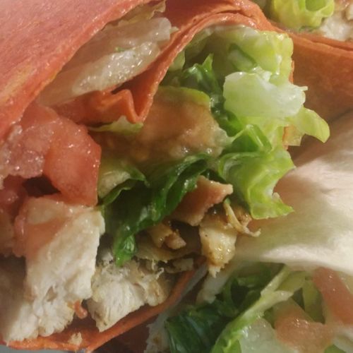 Grilled Chicken BLT wrap - grilled seasoned chicke