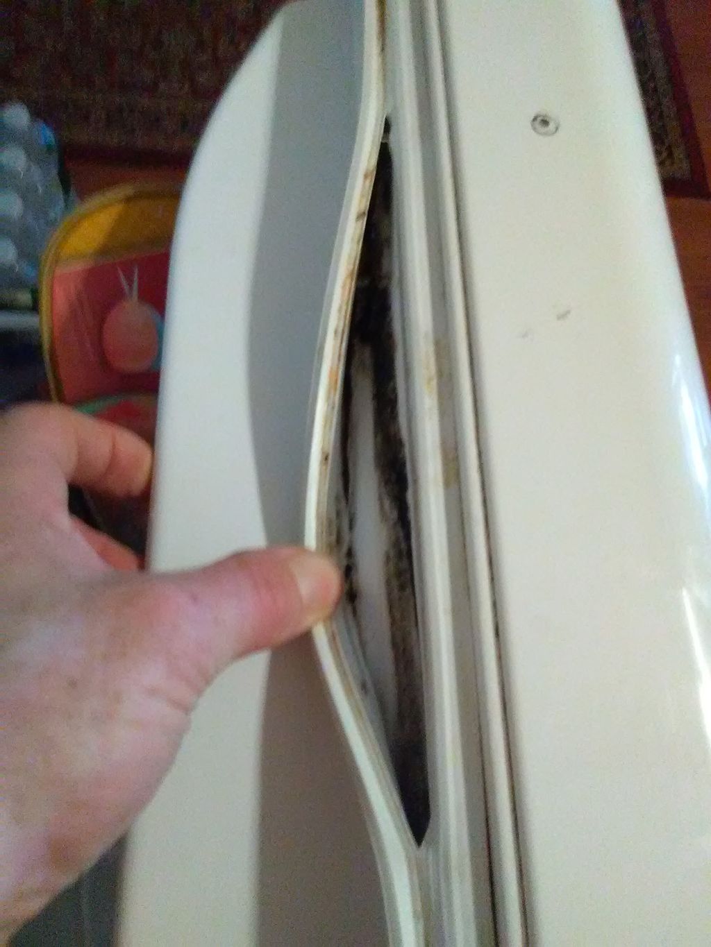 Same Amana fridge door, different angle..