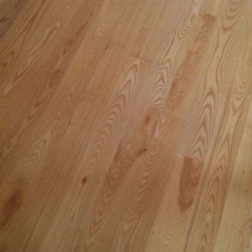 Laminate floor installed for a customer.