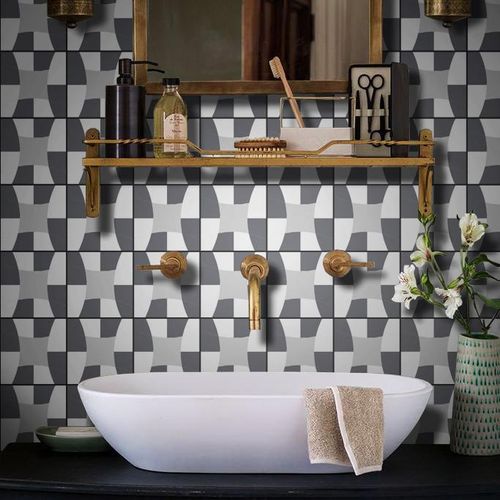 A bathroom shot of my tiles I designed