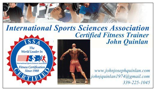 John Joseph Quinlan 2015 Official ISSA Certified P