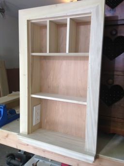 Handmade wall built-in