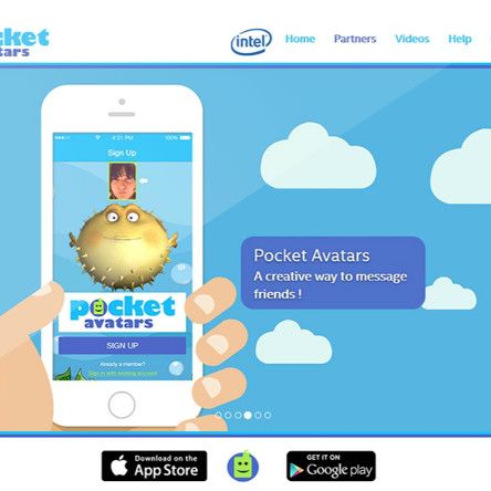 Pocket Avatars App for Intel