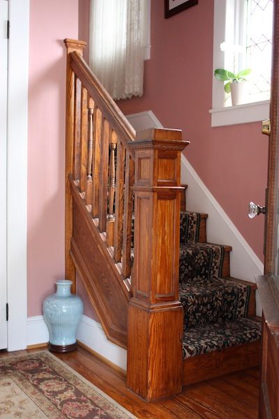Painted Walls, Ceiling and Trim in Stairwell and F
