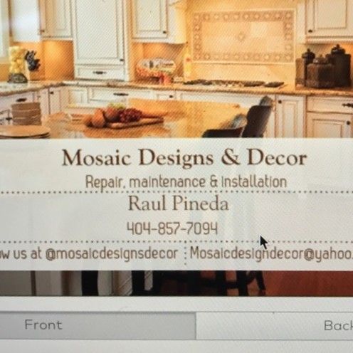 Mosaic Design and Decor