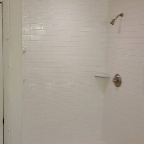 Custom shower/bath