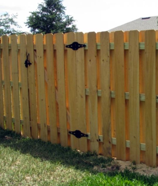 Shadowbox Fence and Gate