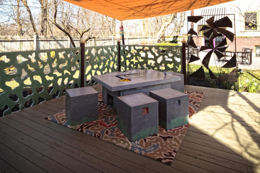 My outdoor patio space at the 2015 Jr. League of B