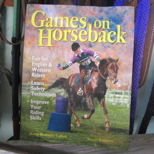 I use games on horseback so kids are learning whil