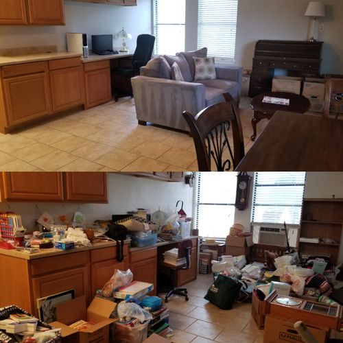 Before and After of Garage Apartment