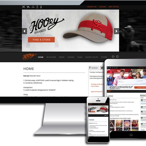 Hooey Brands. Rodeo and action sports wear.