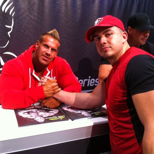 Jay Cutler and I .. Mr.Olympia Expo