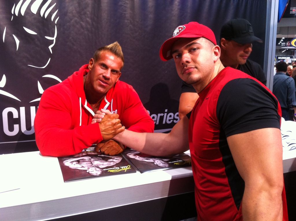 Jay Cutler and I .. Mr.Olympia Expo