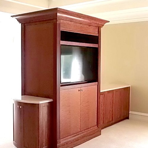 This is a TV/Media serving cabinet that acts as  a