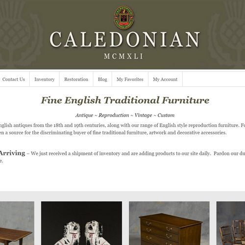 Caledonian Inc is a seller of fine English antique