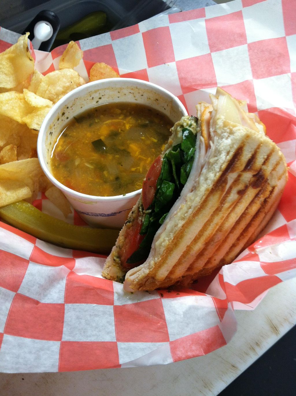 Soup and 1/2 Bikini Panini