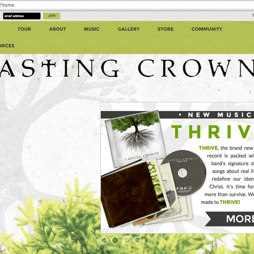 Account manager for Christian group Casting Crowns
