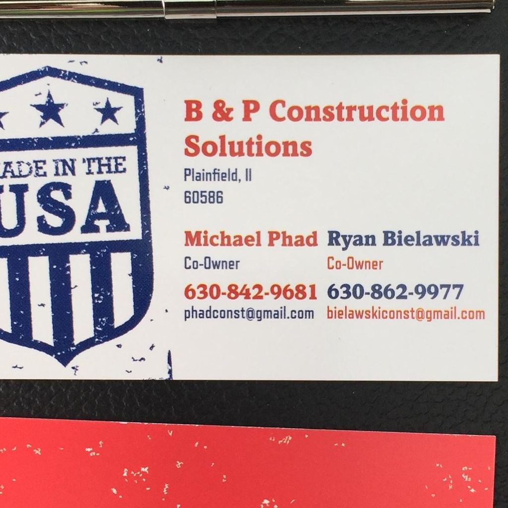 B & P Construction Solutions
