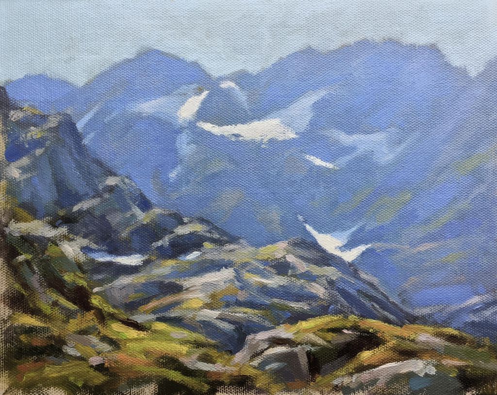 Alps
OIl  8 x 10"  Neil Rizos
rizosart.com