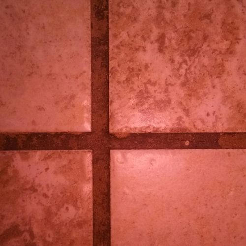 Before Grout Cleaning