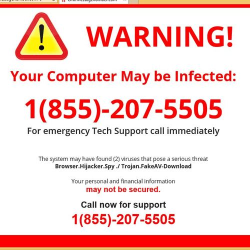Fake virus tech support - Mobile Computer Repair