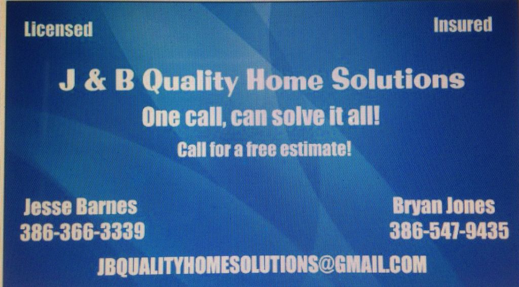 J & B Quality Home Solutions LLC