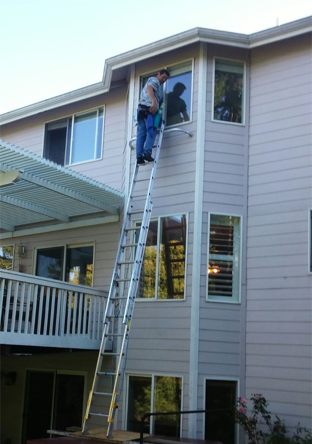Residential Window Cleaning - up to three story