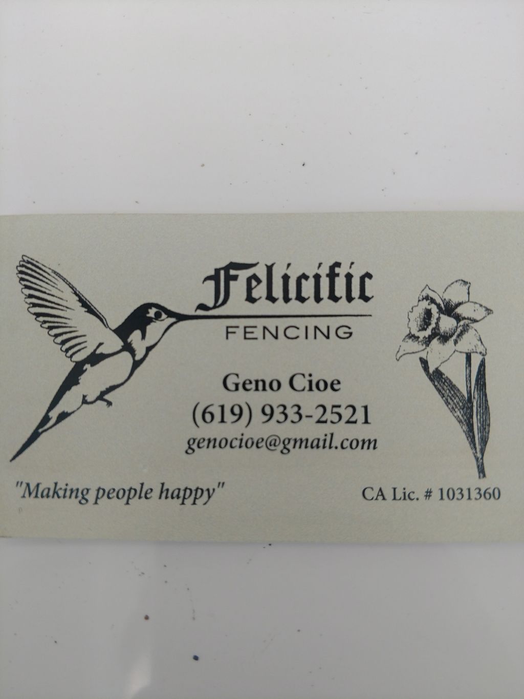 Felicific fencing