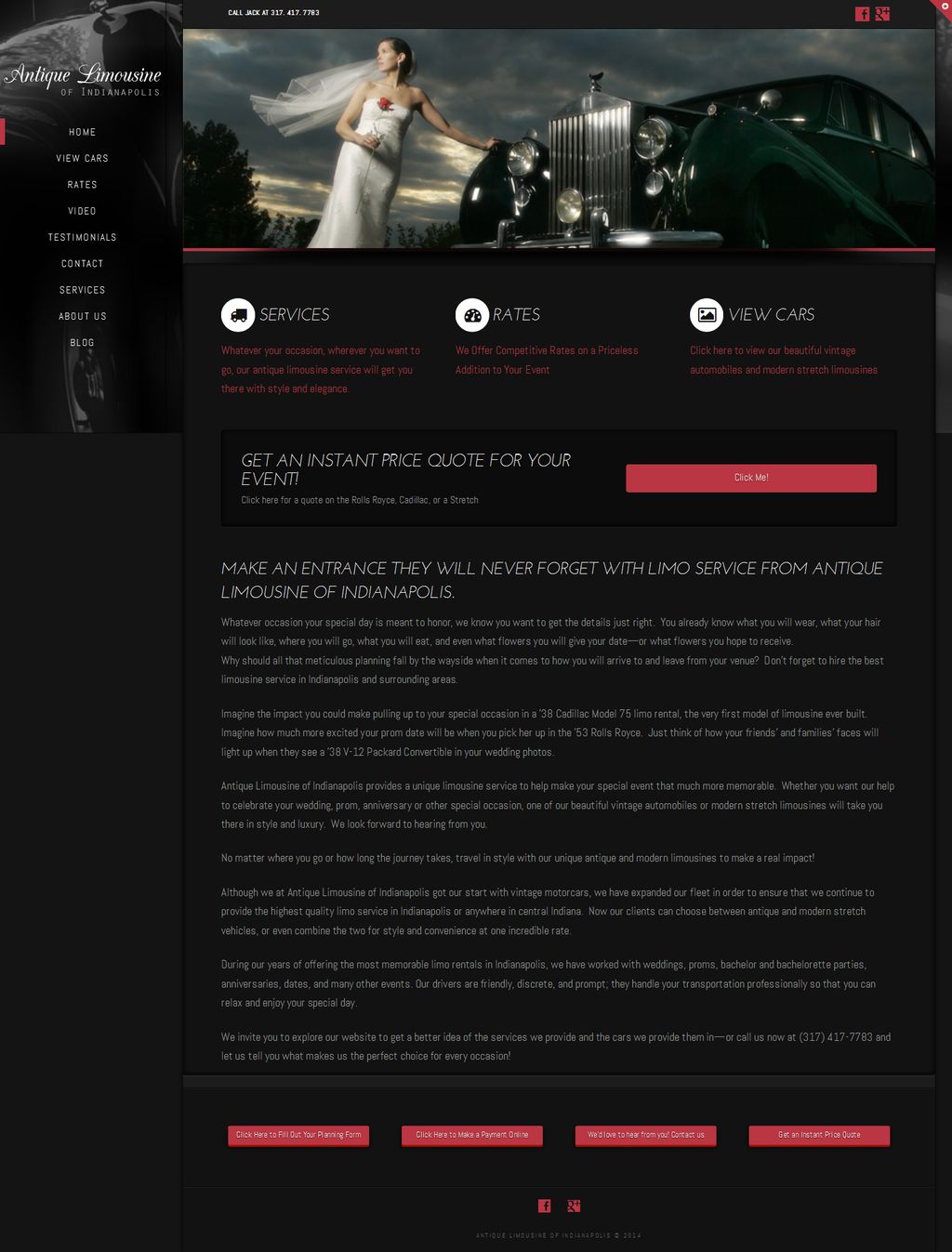 Mobile responsive web design. Indianapolis, IN