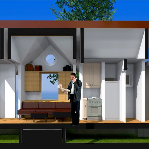 A tiny Convertible House design: Whenever specific