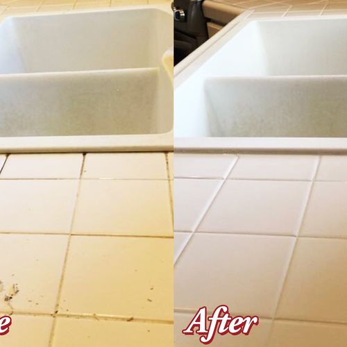 Get rid of ugly, discolored grout.