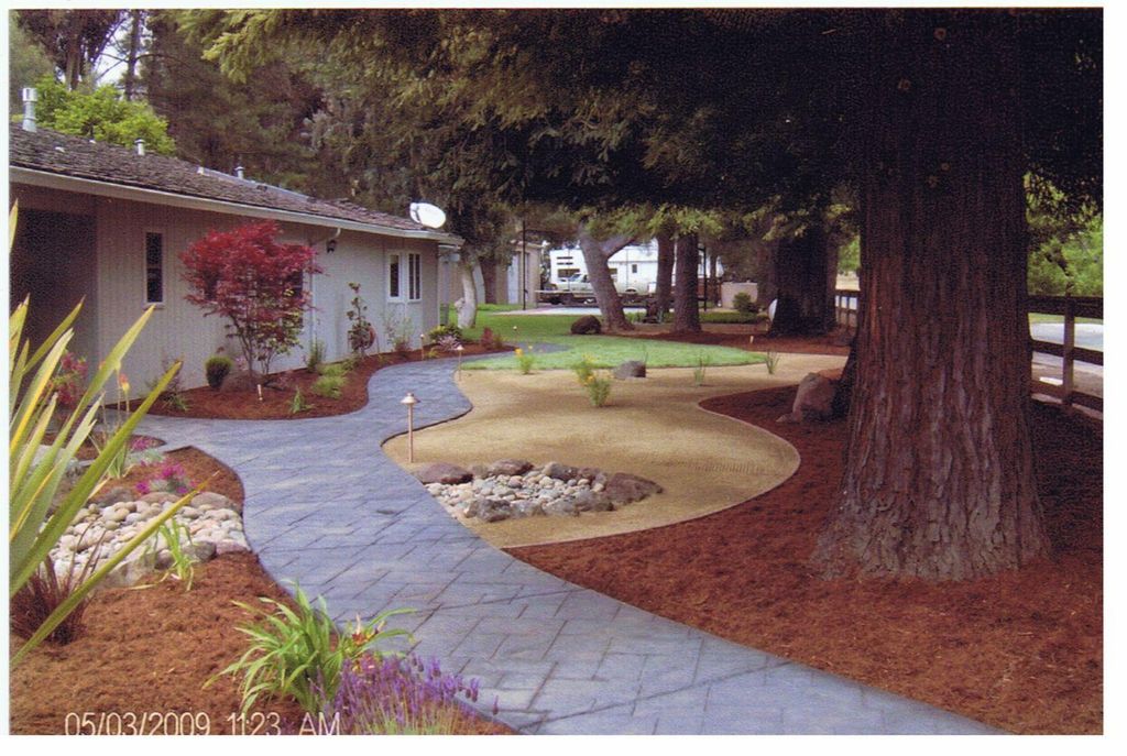 ATR Landscape installation work. Tree removal, Pla