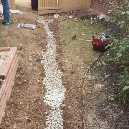 french drains are no problem
