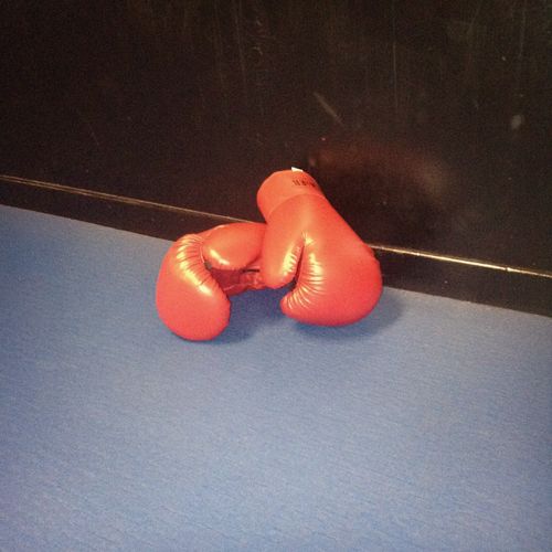 Kickboxing is a great way to relieve stress while 