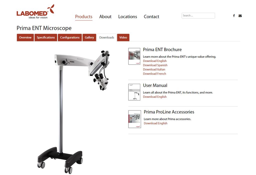 Product catalog for high end technology company. C