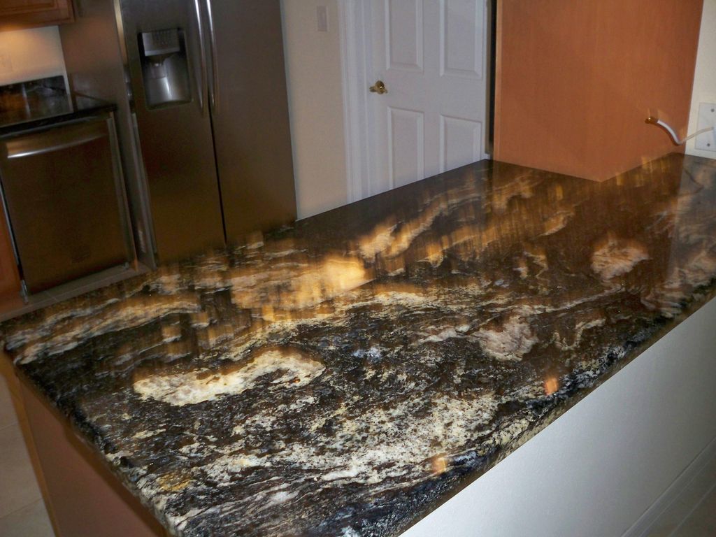 We did every thing on this job except the granite.