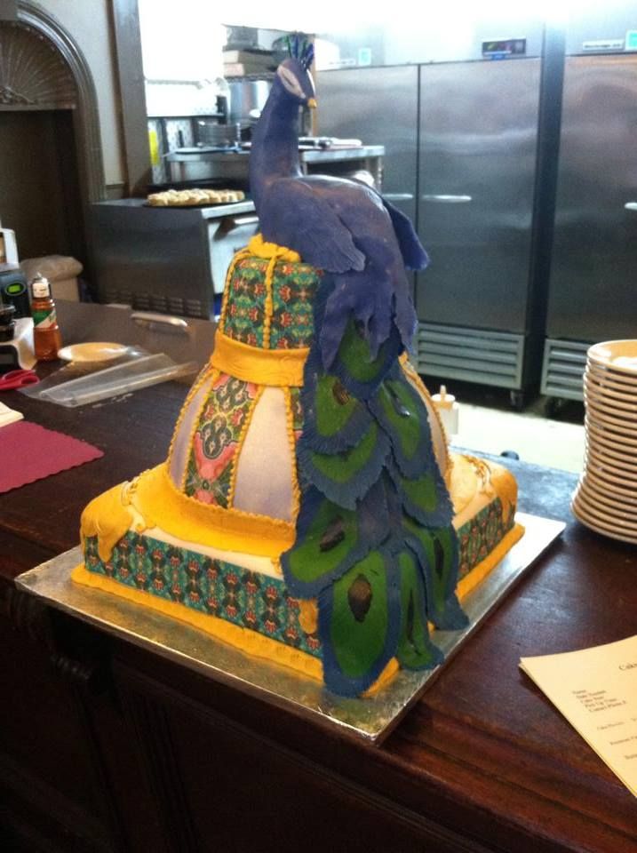 Peacock Wedding Cake