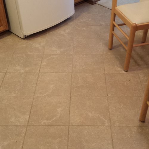remove and install new floor tile