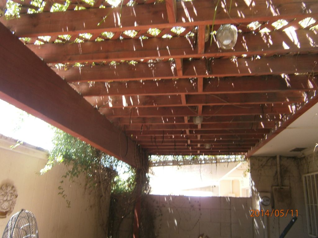 Designed, and built this arbor including, foundati