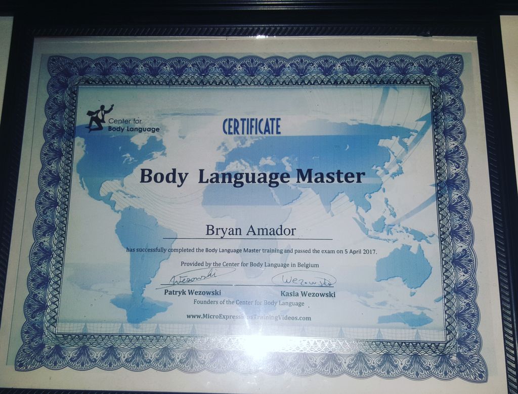 Master Body Language Certification 