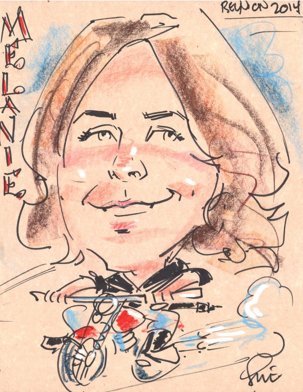 Yes, caricatures are for 'big kids' too!