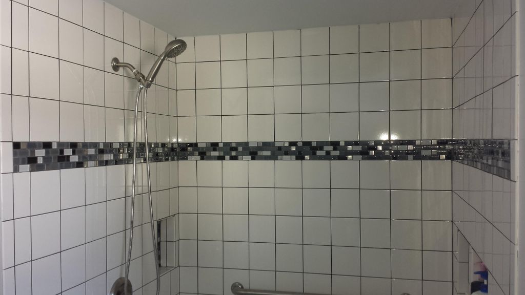 Custom handicapped shower stall